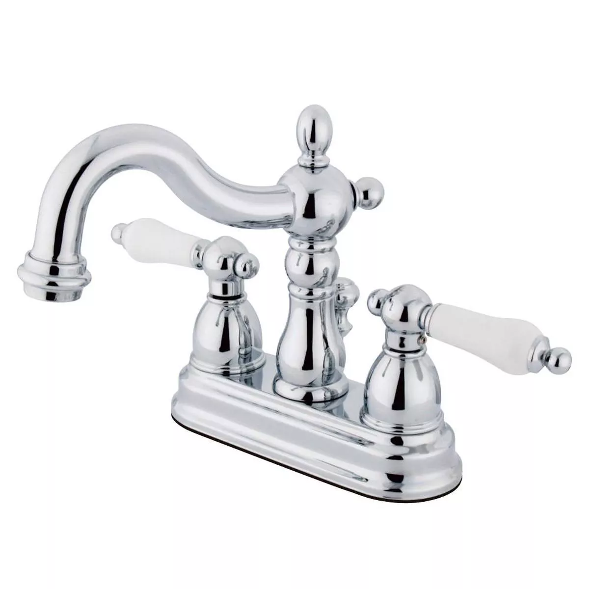 Kingston Brass Heritage 3-Hole 4-Inch Centerset Bathroom Faucet