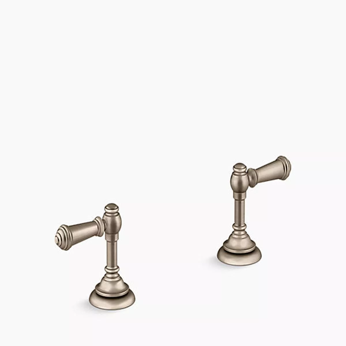 (O2SR)ARTIFACTS LEVER HANDLES - KOHLER LUXURY - ( BRUSHED BRONZE - LUXURY - 0x15 mm - 0inchX0.6inch )