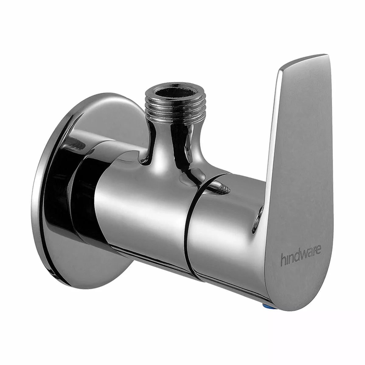 (PRUN) ANGULAR STOP COCK WITH WALL FLANGE - HINDWARE FAUCETS - ( POLISHED CHROME - ELEMENT-URBAN - 0x15 mm - 0inchX0.5inch )