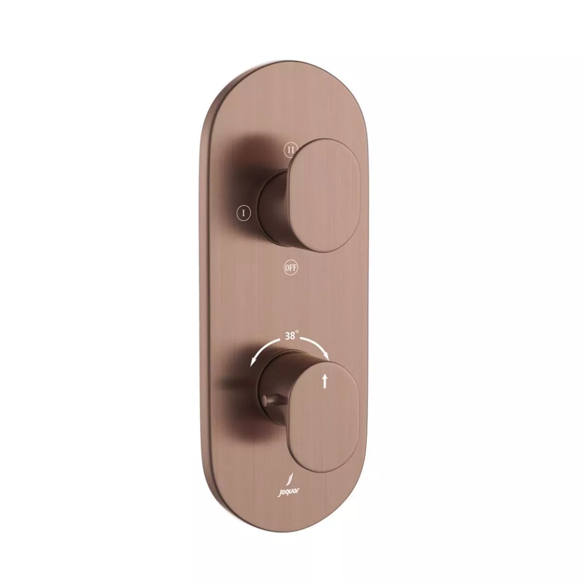 (PRUN) AQUAMAX THERMOSTATIC SHR MXR 2IN3OUT - JAQUAR FAUCETS - ( ANTIQUE COPPER - OPAL PRIME - 0x20 mm - 0inchX0.75inch )