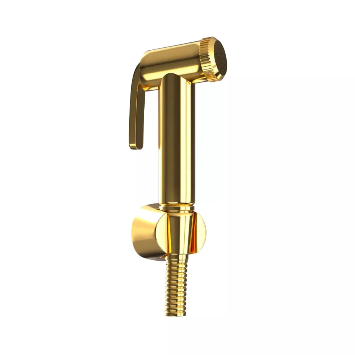 (PRUN) HEALTH FAUCET 1.2 MTR W/FLEXIBLE HOSE, HANDSET & BRACKET - JAQUAR FAUCETS - ( AURIC GOLD - ALLIED - 0x15 mm - 0inchX0.5inch )