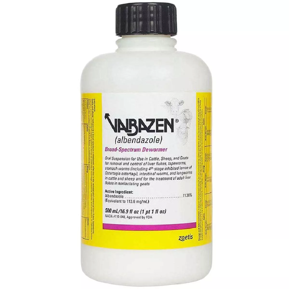 Zoetis - Valbazen (Albendazole) - 500 ml